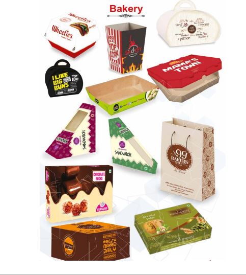 Mockup Spa bottle with pink bath salt on blue background.