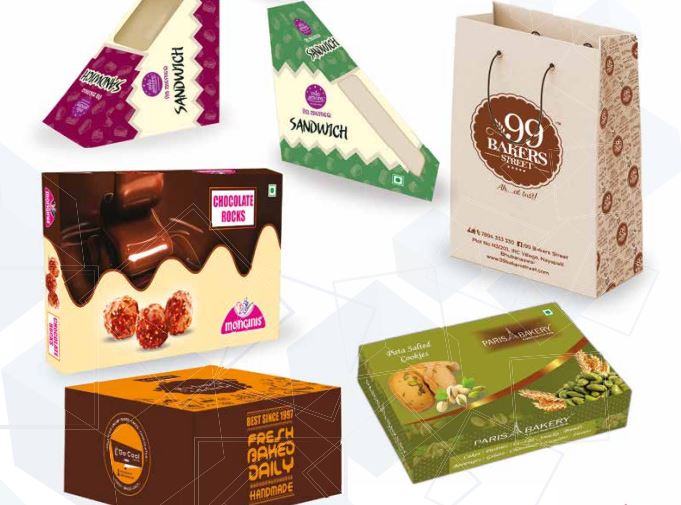 Cosmetic beauty products on blue background. Bottles and tubes with branding mock up